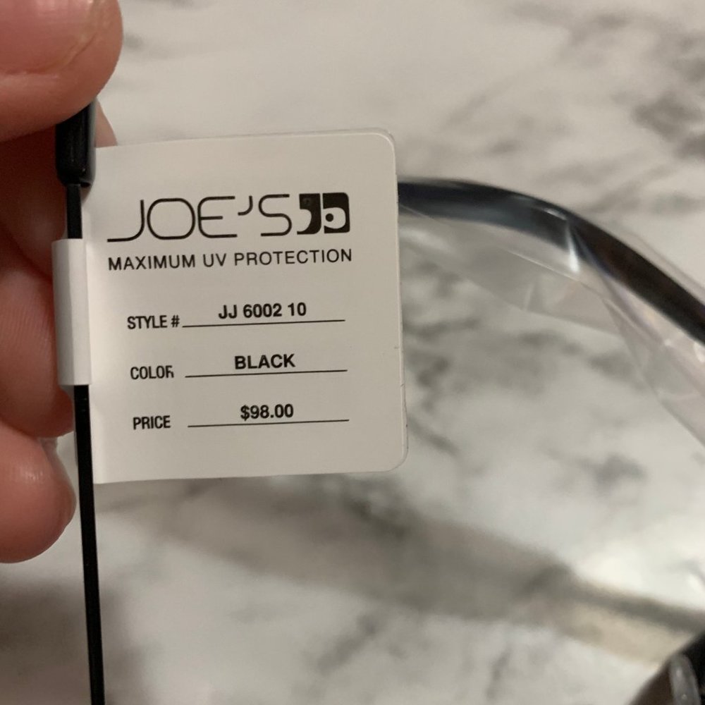 Joe's Jeans Black Round Metal Sunglasses NWT - Picture 5 of 6